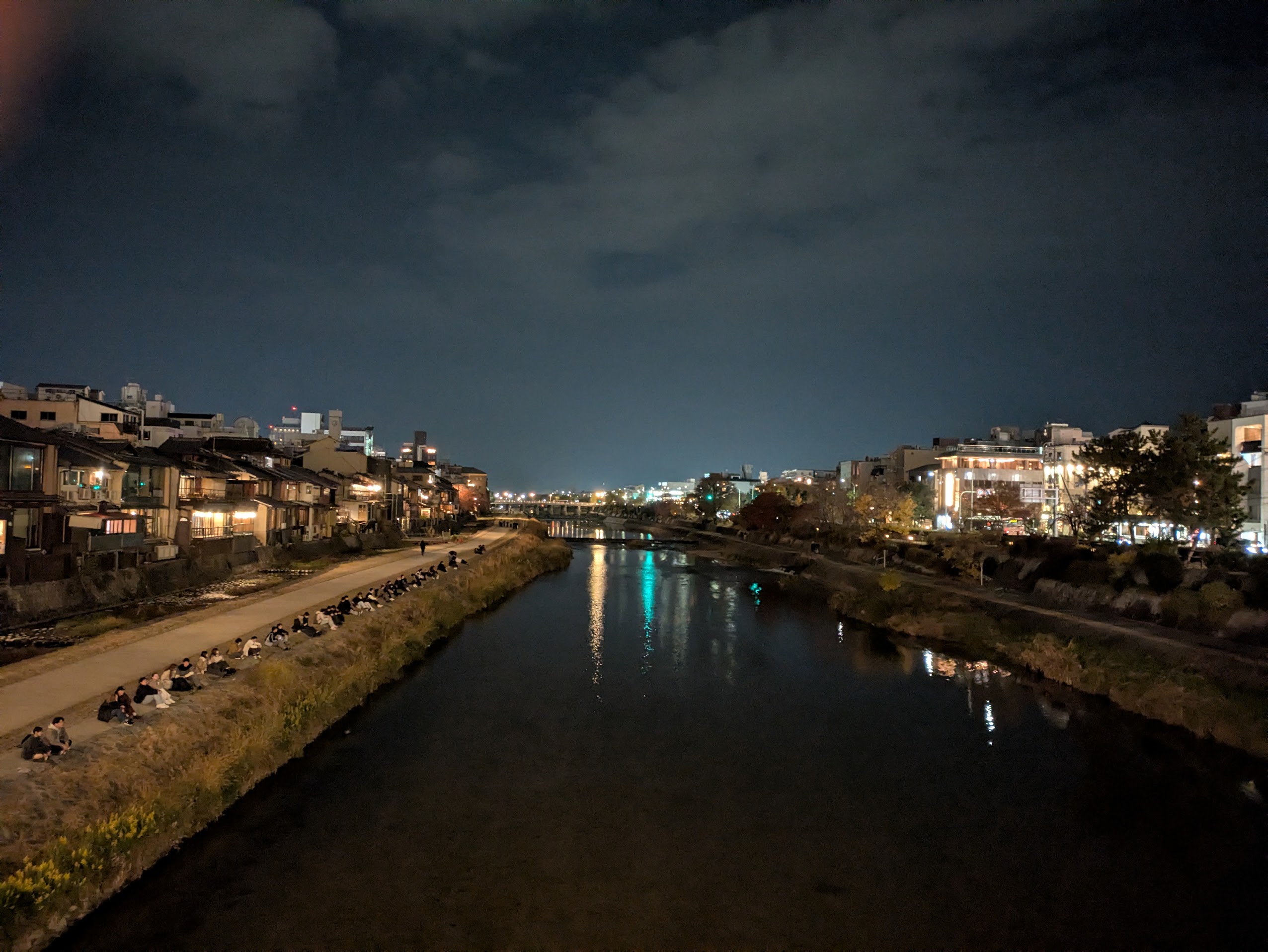 Figure 46: 忘记为什么拍了一张夜晚的鸭川